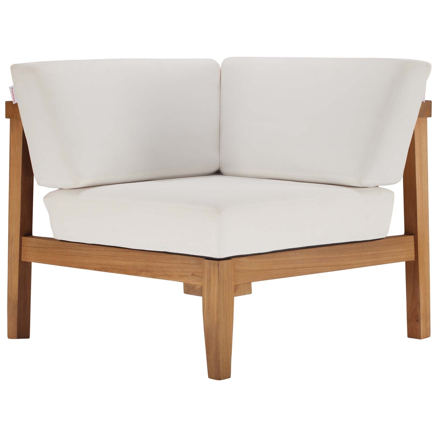 Bayport 3-Piece Outdoor Teak Wood Sectional Sofa Set by Modway