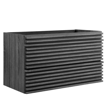 Render 36" Wall-Mount Bathroom Vanity Cabinet by Modway