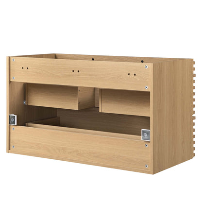 Render 36" Wall-Mount Bathroom Vanity Cabinet by Modway