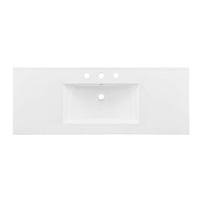 Cayman Single Basin Bathroom Sink by Modway