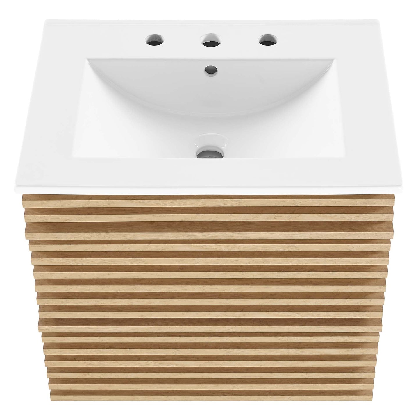 Render 24" Wall-Mount Bathroom Vanity by Modway