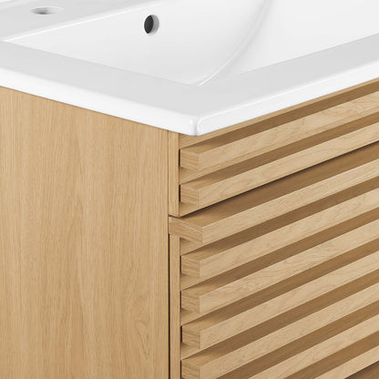Render 24" Wall-Mount Bathroom Vanity by Modway