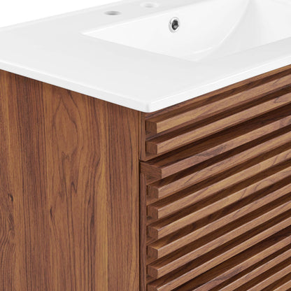 Render 36" Wall-Mount Bathroom Vanity by Modway