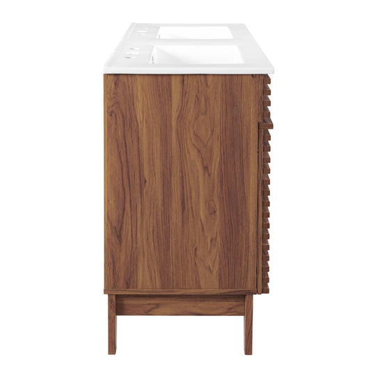 Render 48" Double Sink Bathroom Vanity by Modway