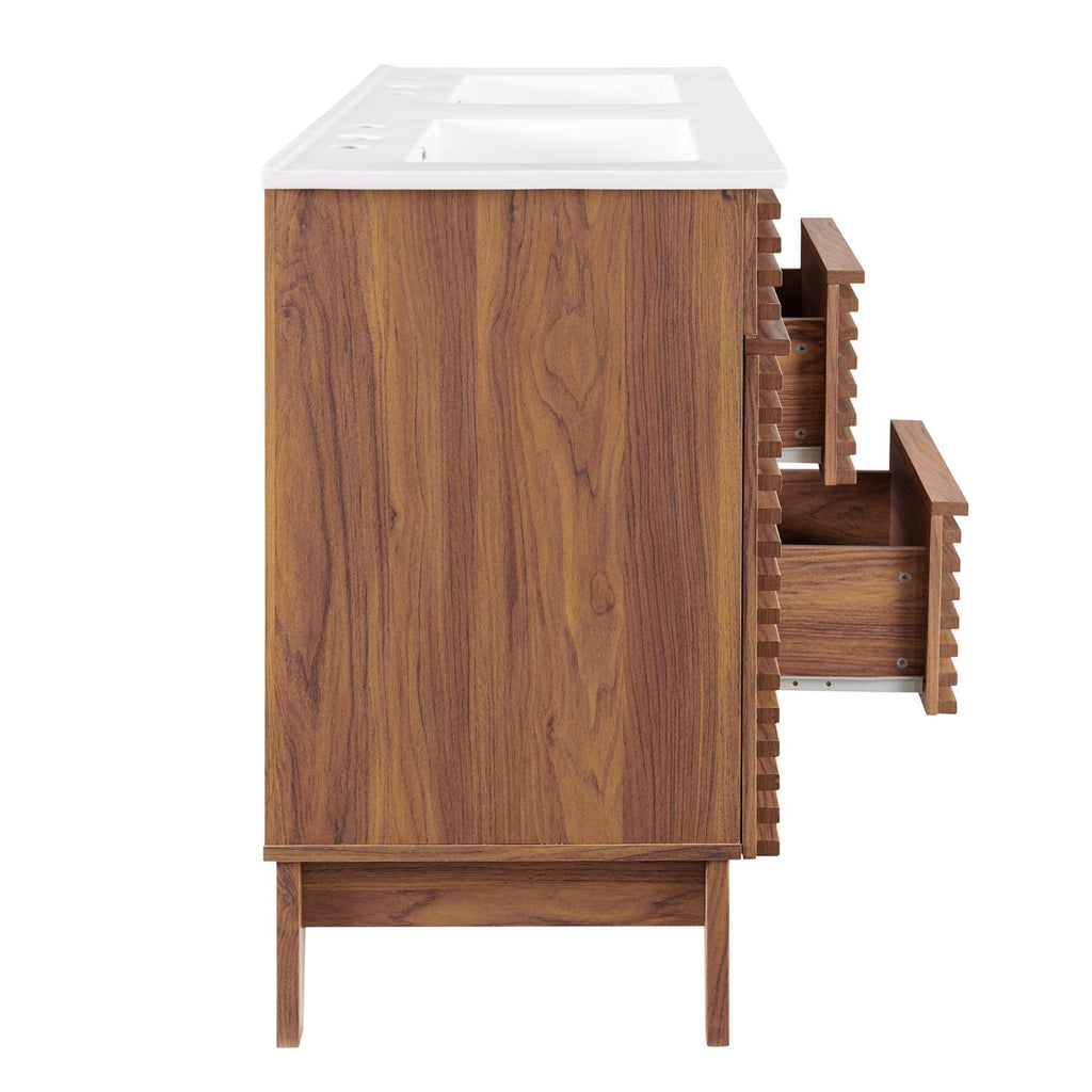 Render Double Sink Bathroom Vanity by Modway