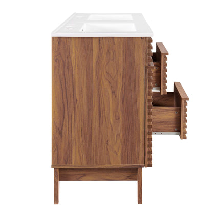 Render 48" Double Sink Bathroom Vanity by Modway