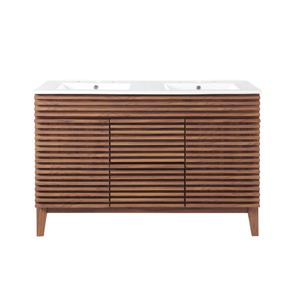 Render Double Sink Bathroom Vanity by Modway