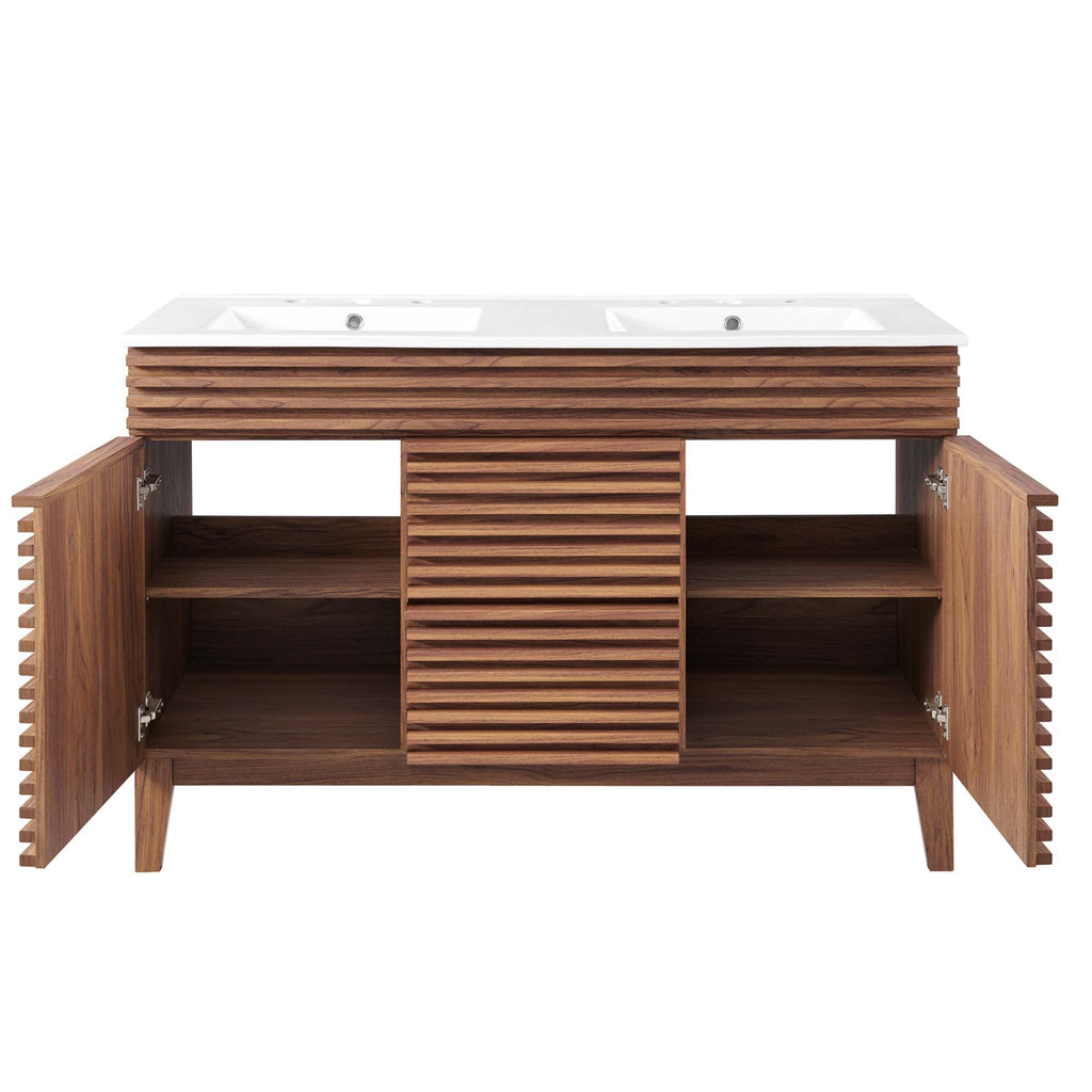 Render Double Sink Bathroom Vanity by Modway