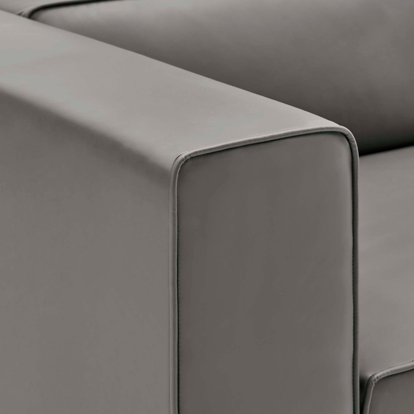 Mingle Vegan Leather Left-Arm Chair by Modway