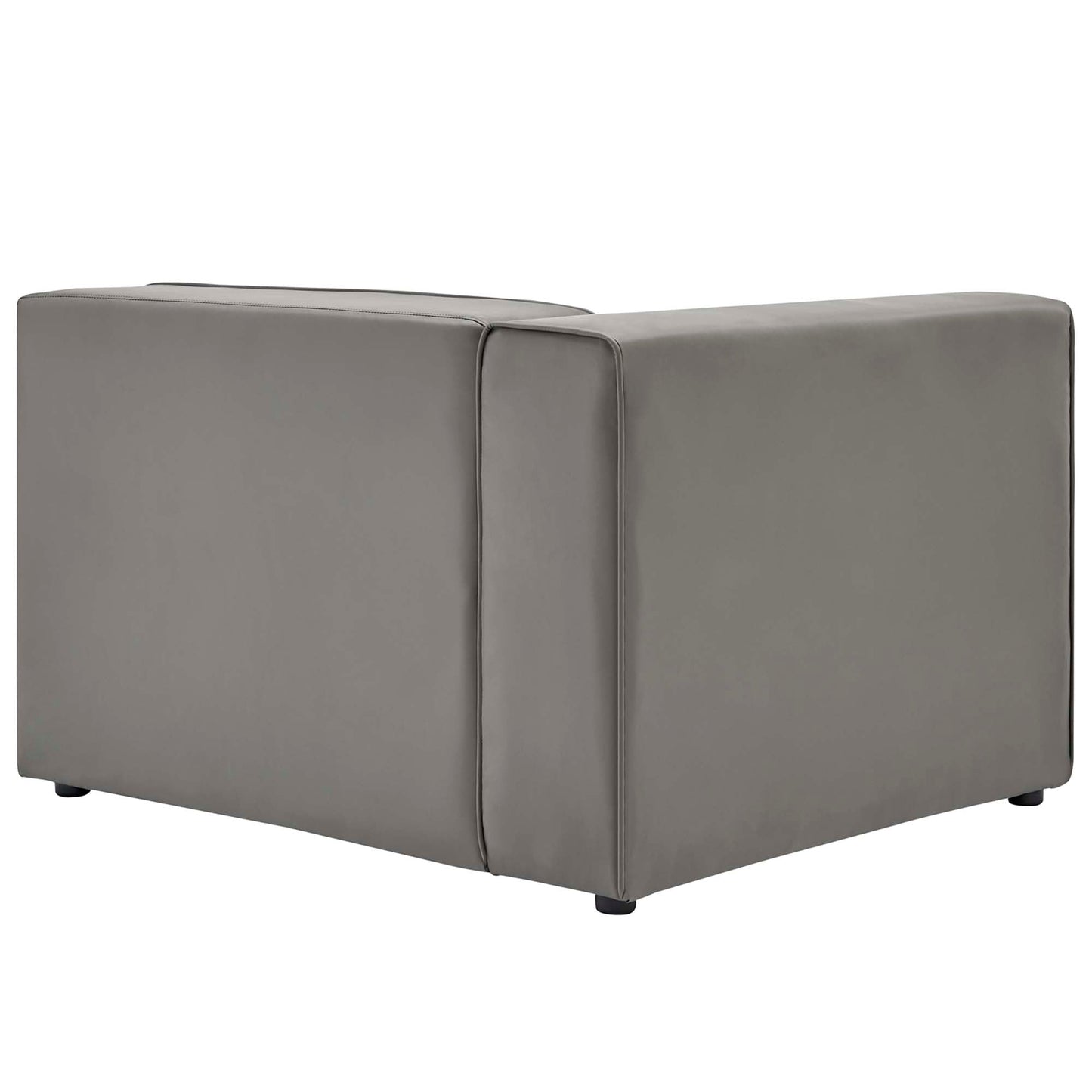 Mingle 2-Piece Vegan Leather Sectional Sofa Loveseat by Modway