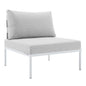 Harmony Sunbrella Outdoor Patio Aluminum Armless Chair by Modway