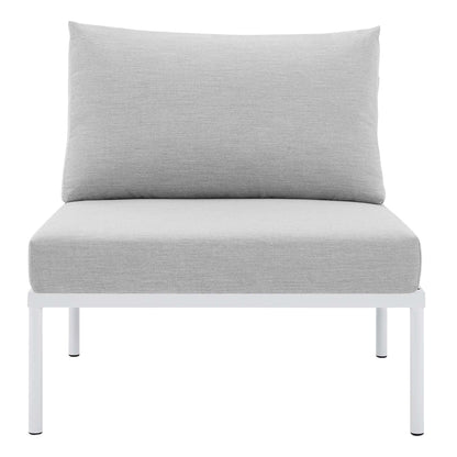 Harmony Sunbrella Outdoor Patio Aluminum Armless Chair by Modway