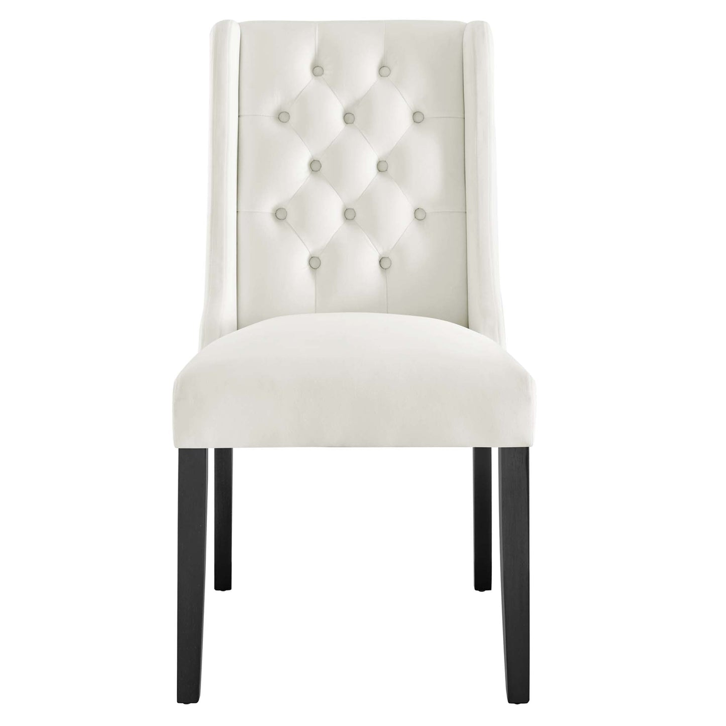 Baronet Performance Velvet Dining Chairs Set of 2 by Modway