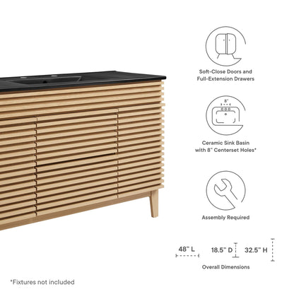 Render Single Sink Bathroom Vanity by Modway