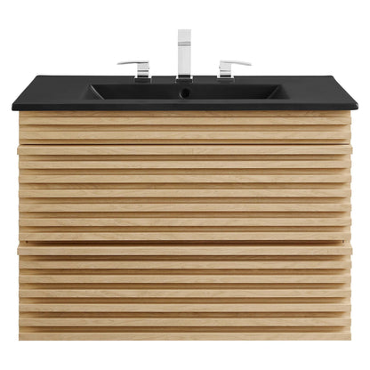 Render 30" Wall-Mount Bathroom Vanity by Modway