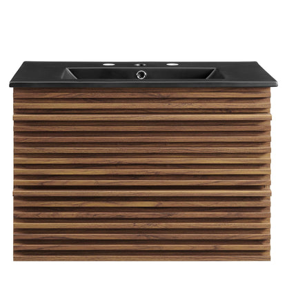Render 30" Wall-Mount Bathroom Vanity by Modway