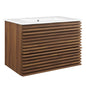 Render 30" Wall-Mount Bathroom Vanity by Modway