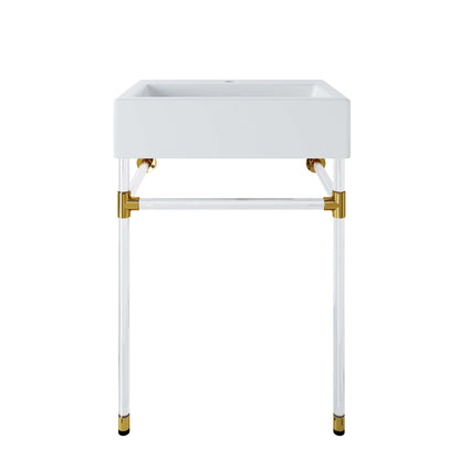 Redeem 24" Acrylic Wall-Mount Bathroom Vanity by Modway