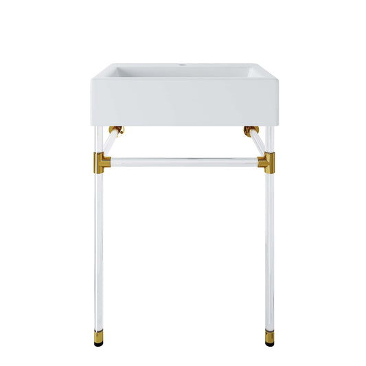 Redeem 24" Acrylic Wall-Mount Bathroom Vanity by Modway