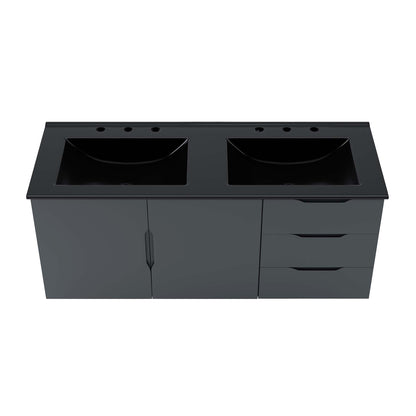 Vitality 48" Double Sink Bathroom Vanity by Modway