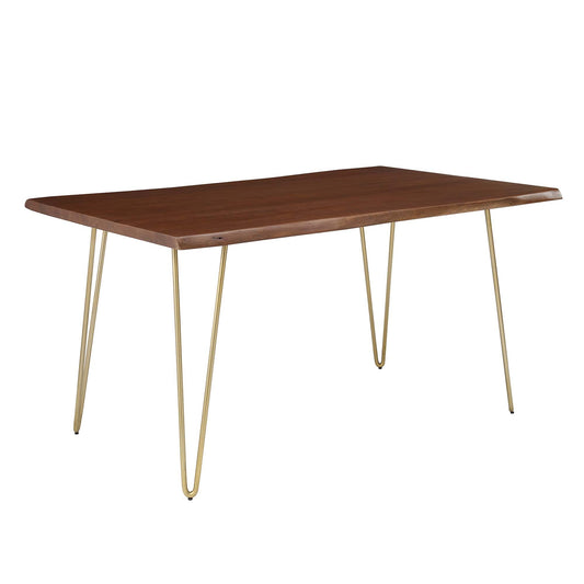 Ardor 60" Live Edge Acacia Wood Dining Table by Modway