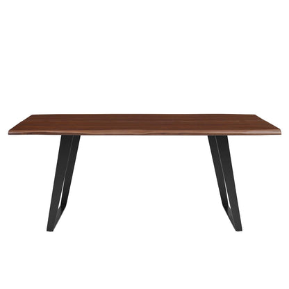 Viggo 74" Live Edge Acacia Wood Dining Table by Modway