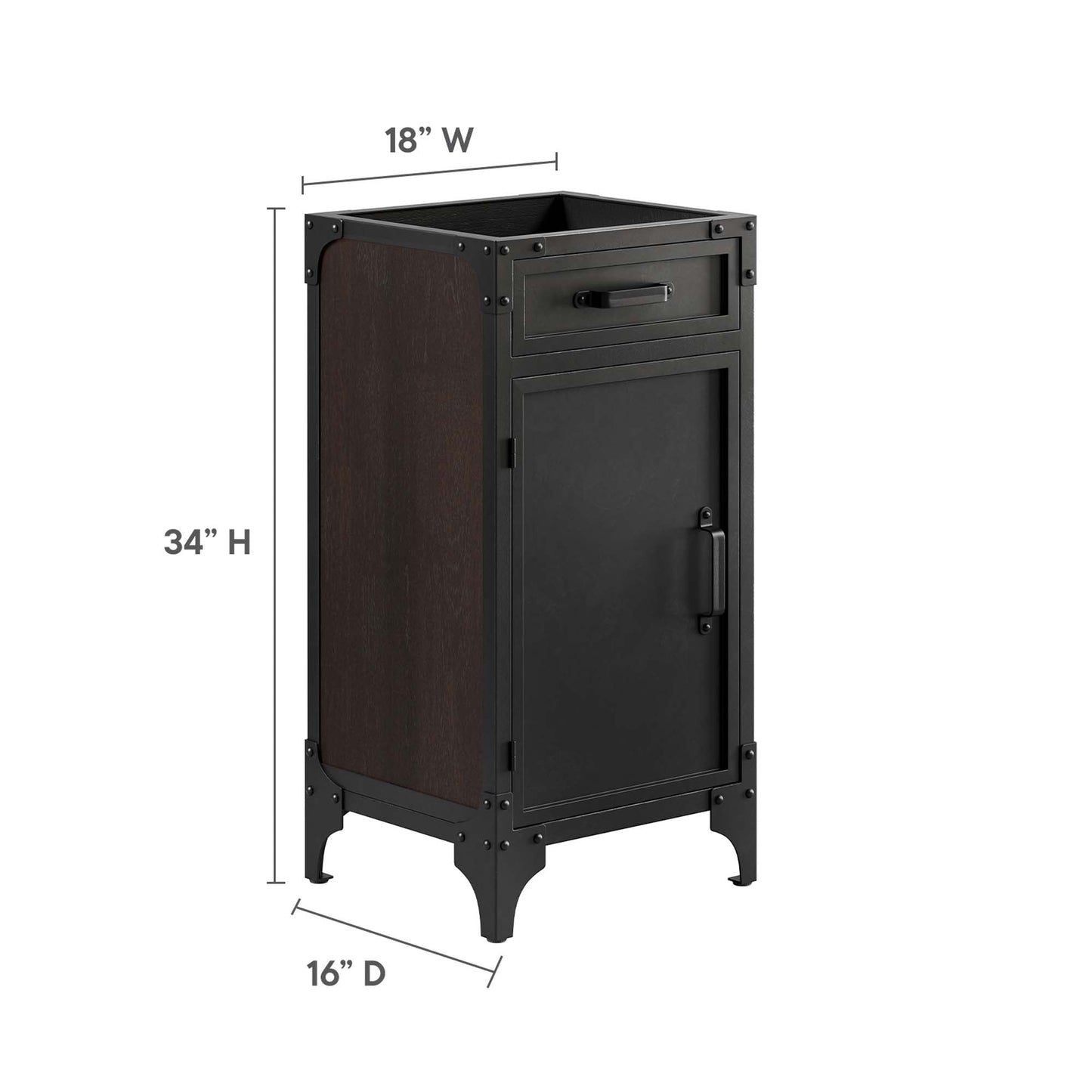 Steamforge 18" Bathroom Vanity Cabinet