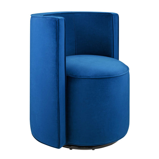 Della Performance Velvet Fabric Swivel Chair by Modway