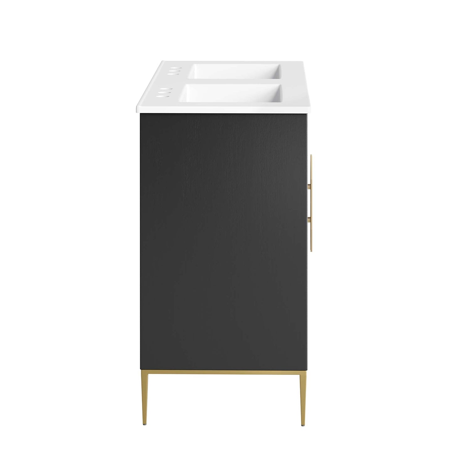 Awaken 48" Double Sink Bathroom Vanity by Modway