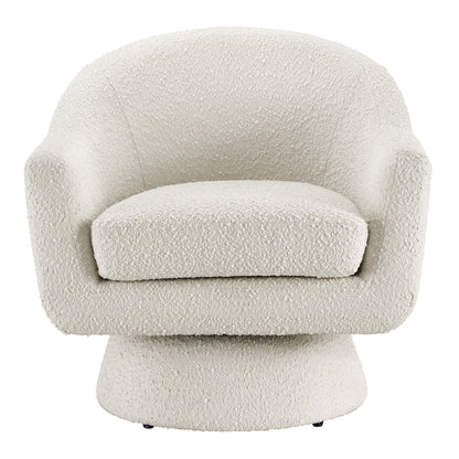 Astral Boucle Fabric Swivel Chair by Modway
