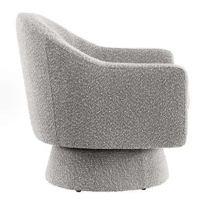 Astral Boucle Fabric Swivel Chair by Modway
