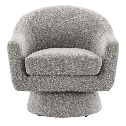 Astral Boucle Fabric Swivel Chair by Modway