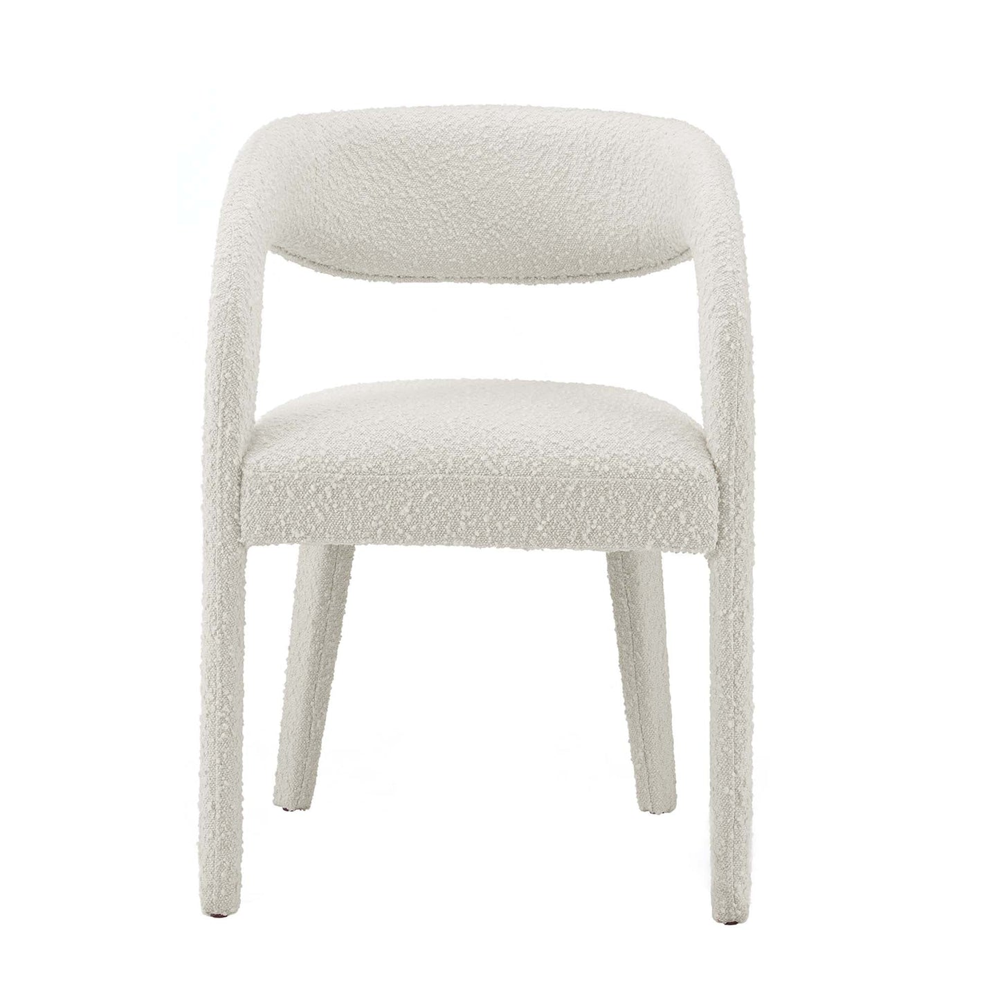 Pinnacle Boucle Upholstered Dining Chair Set of 2