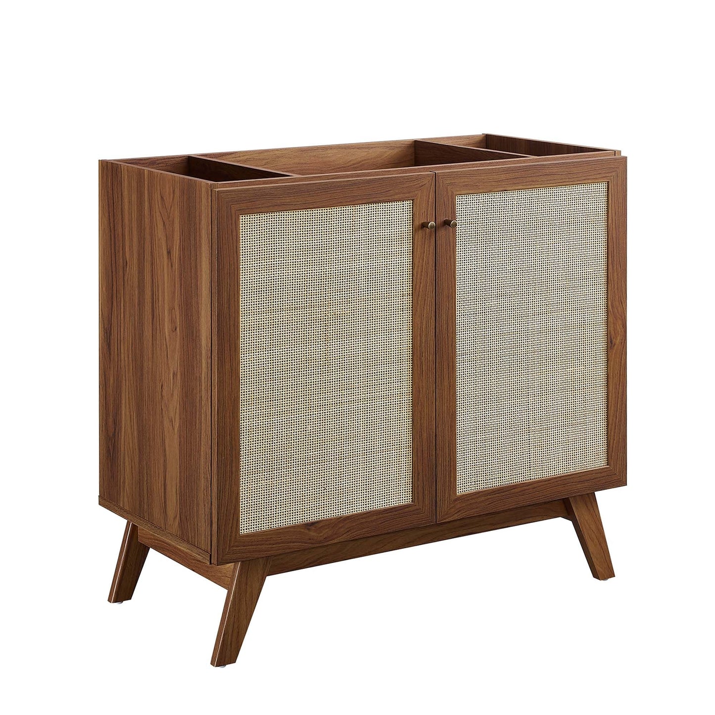 Soma 36" Bathroom Vanity Cabinet with Rattan Doors