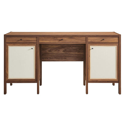 Capri 58" Wood Grain Office Desk by Modway