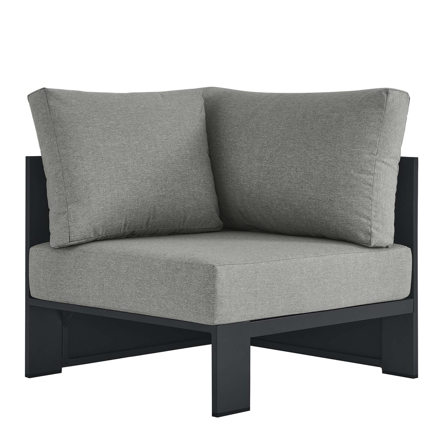 Tahoe Outdoor Patio Powder-Coated Aluminum Modular Corner Chair by Modway