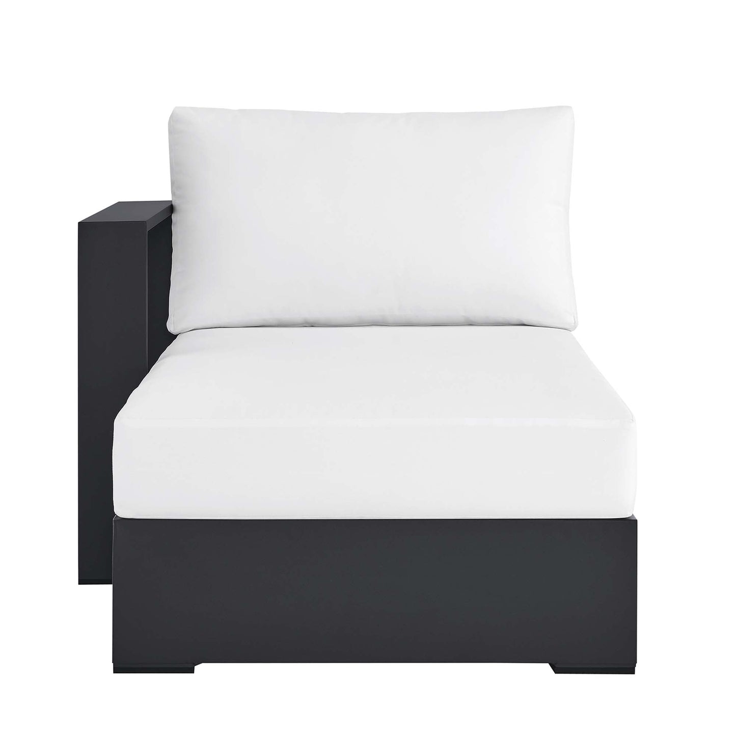 Tahoe Outdoor Patio Powder-Coated Aluminum Left-Facing Chaise Lounge