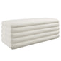 Mezzo Boucle Upholstered Storage Bench by Modway
