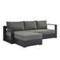 Tahoe 2-Piece Outdoor Patio Powder-Coated Aluminum Sectional Sofa Set