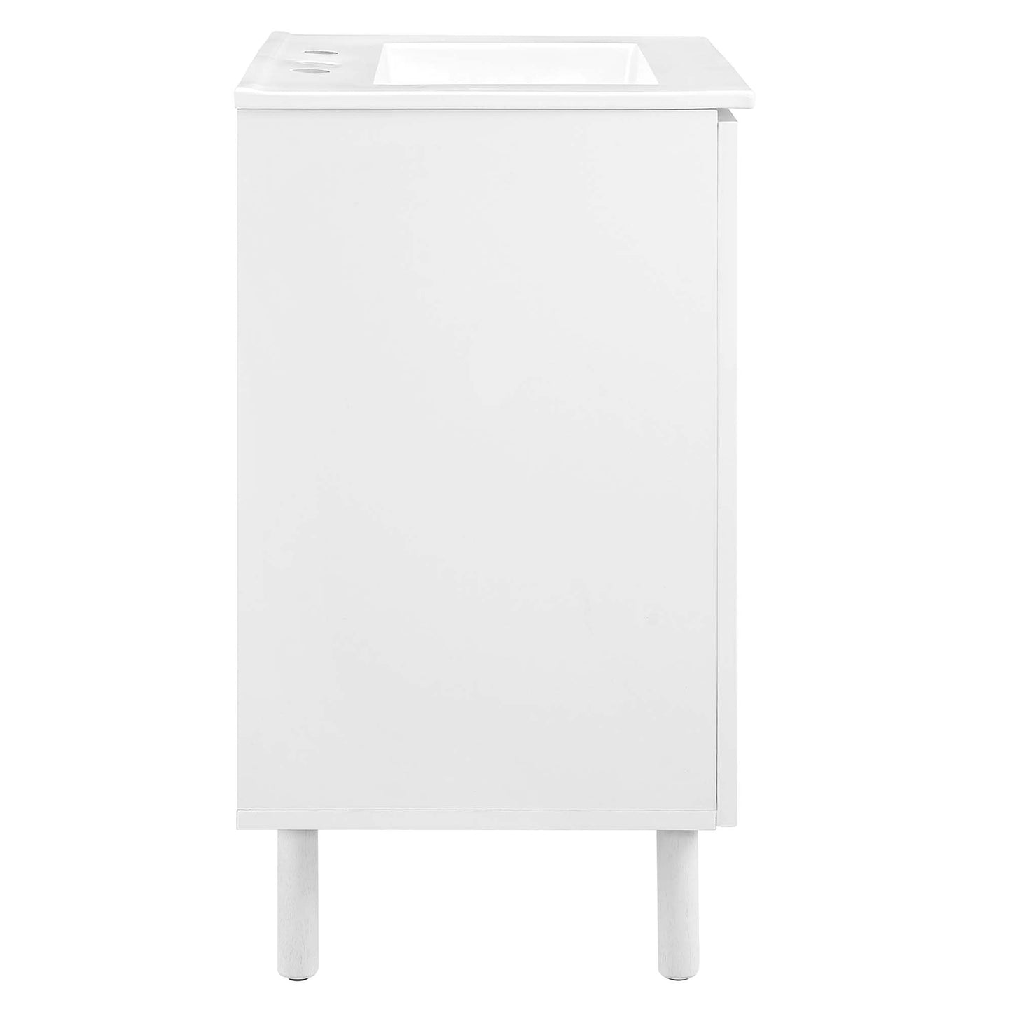 Calla 24" Perforated Metal Bathroom Vanity by Modway