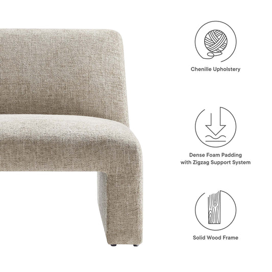 Amita Chenille Upholstered Accent Chair by Modway