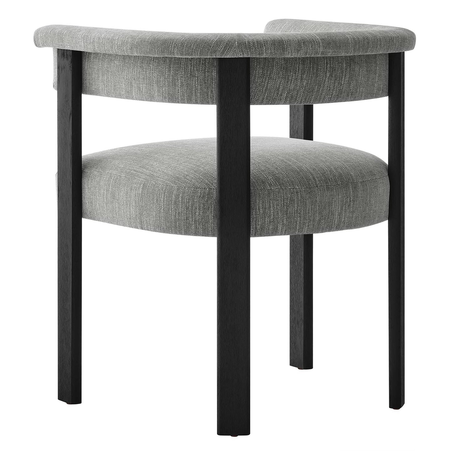 Imogen Fabric Upholstered Barrel Dining Chairs Set of 2