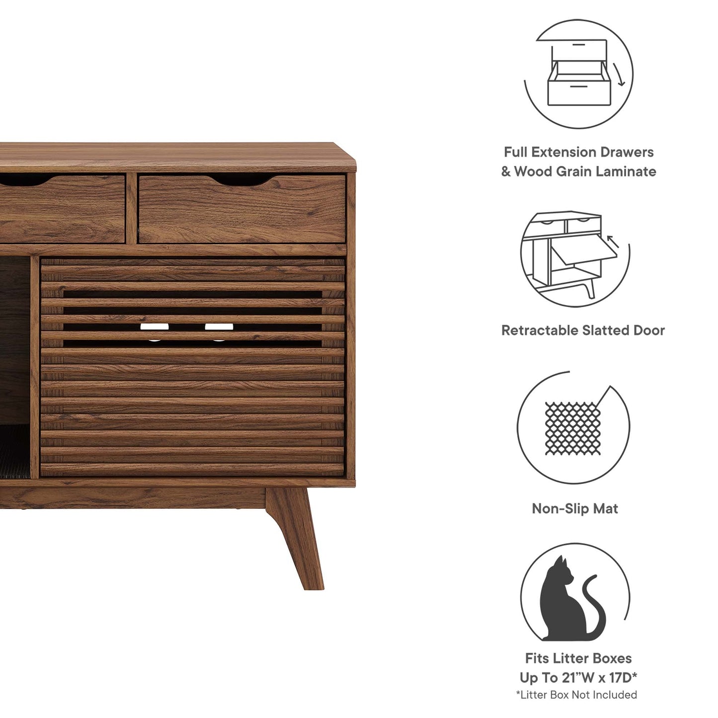 Render Cat Cabinet by Modway