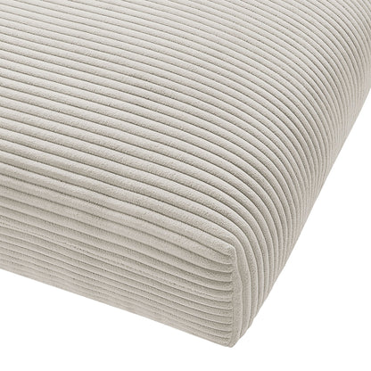 Solace Modular Corduroy Upholstered Ottoman by Modway