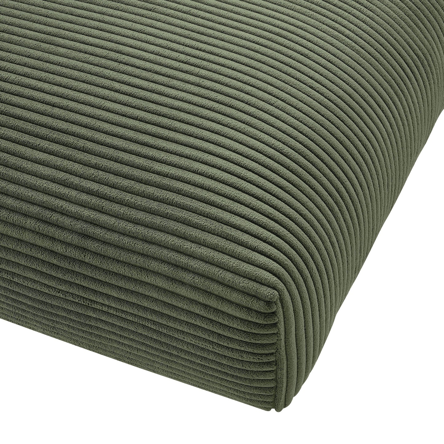 Solace Modular Corduroy Upholstered Ottoman by Modway