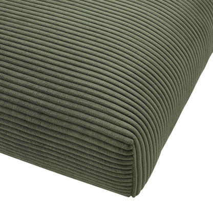 Solace Modular Corduroy Upholstered Ottoman by Modway