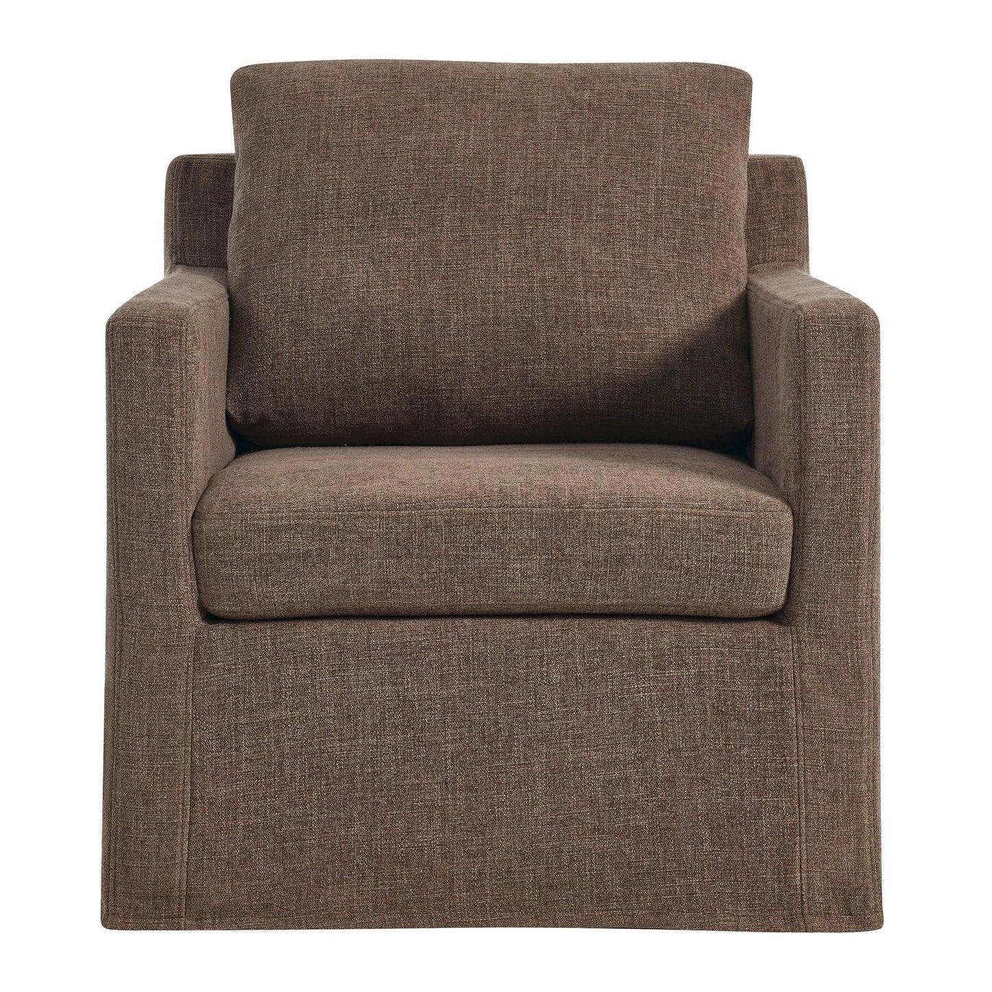 Serene Fabric Slipcovered Swivel Armchair by Modway