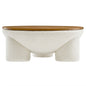 Tridome Round Boucle Upholstered Storage Coffee Table by Modway