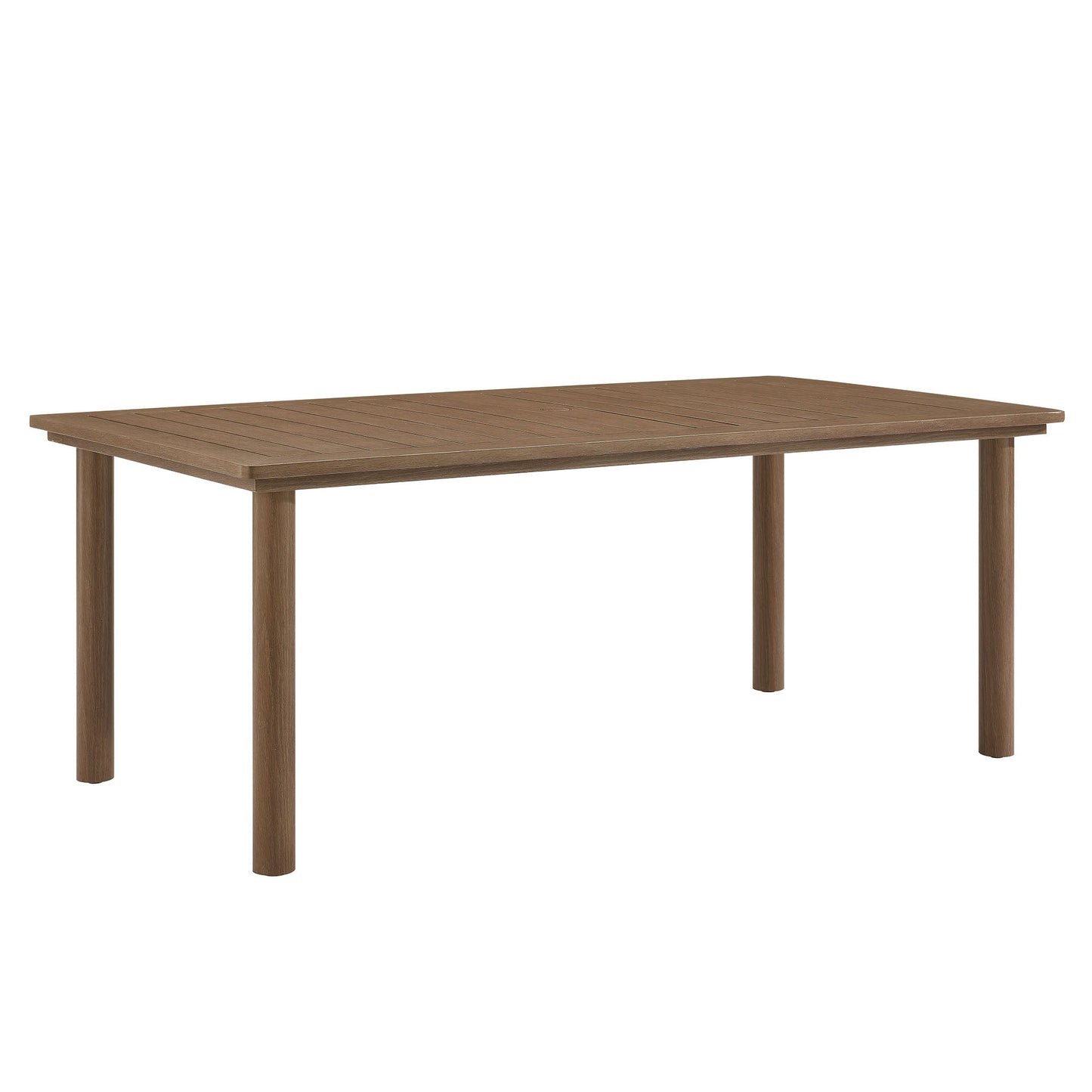 Parkland 76" Outdoor Aluminum Patio Dining Table by Modway