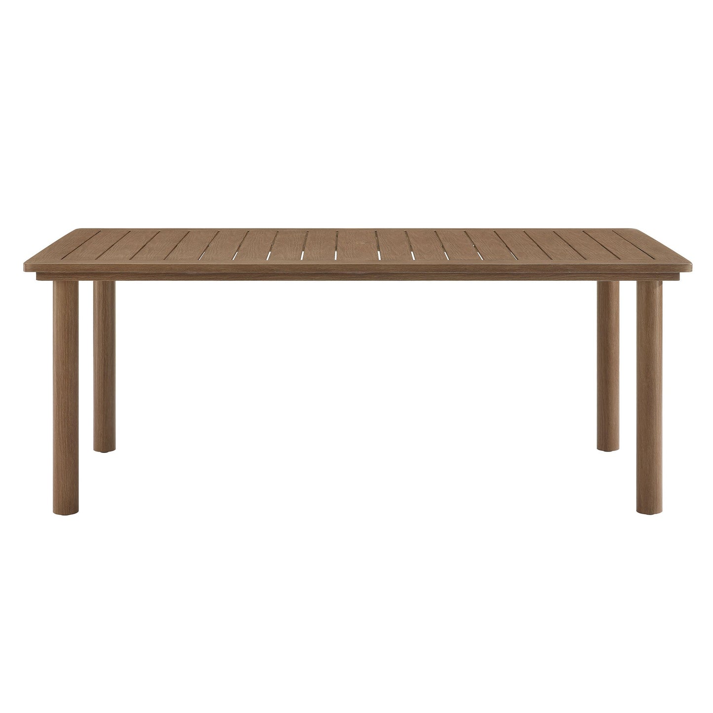 Parkland 76" Outdoor Aluminum Patio Dining Table by Modway